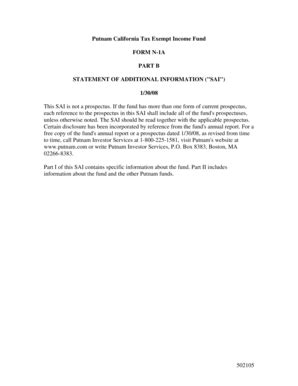 Putnam California Tax Exempt Income Fund Cl C (PCTCX).